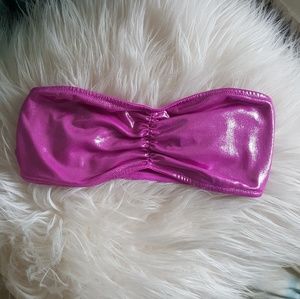 PINK Metallic Bandeau